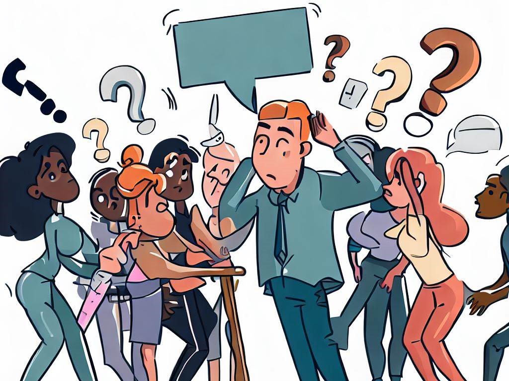 Image of community managers trying to work out what is wrong with the community of practice